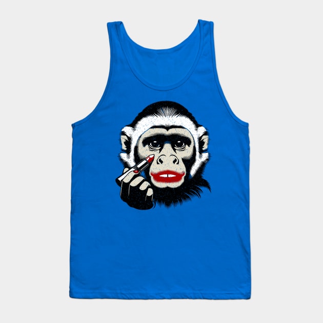 Pretty Monkey Tank Top by JSnipe